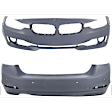 Sedan Front and Rear Primed Bumper Cover
