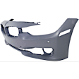 Sedan Front and Rear Primed Bumper Cover