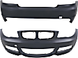 Front and Rear Primed Bumper Cover 3.0L, 6Cyl