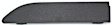 Front, Driver and Passenger Side Tow Eye Covers, Gray