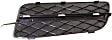 Front, Driver and Passenger Side, Lower Bumper Grilles, Textured Black