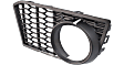 Front, Driver and Passenger Side Fog Light Trims, Textured Black, Sedan, For Models With M Package, M-Tech Style