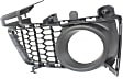 Front, Driver and Passenger Side Fog Light Trims, Primed, Base Model, with M Sport Package, Sedan