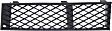 Front, Driver and Passenger Side, Outer Bumper Grilles, Textured Black
