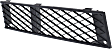 Front, Driver and Passenger Side, Outer Bumper Grilles, Textured Black