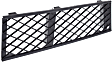 Front, Driver and Passenger Side, Outer Bumper Grilles, Textured Black