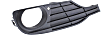 Front, Driver and Passenger Side Fog Light Trims, Textured Black