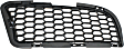 Front, Driver and Passenger Side, Outer Bumper Grilles, Textured Black - M5 (F10)