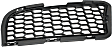 Front, Driver and Passenger Side, Outer Bumper Grilles, Textured Black - M5 (F10)