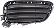 Front, Driver and Passenger Side, Outer Bumper Grilles, Black