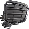 Front, Driver and Passenger Side, Outer Bumper Grilles, Black