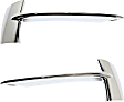Front, Driver and Passenger Side Bumper Trims, Chrome, For Models Without M Sport Line Package