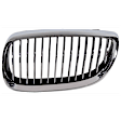 Grille Chrome Shell with Black Insert