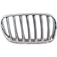 Grille Chrome Shell with Silver Insert