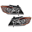 2006 BMW 323i - Driver and Passenger Side Halogen Headlight, With bulb(s),  mfrbodycodename : E90, OE Replacement, Sedan