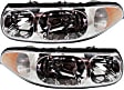 2000-2005 Buick LeSabre - Driver and Passenger Side Headlights, with Bulbs, Halogen, Sedan