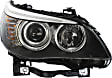 2008-2010 BMW 528i - Driver and Passenger Side Headlights, With Bulbs, Halogen, For Models With Optional HID, Not for Models With Xenon and Adaptive Headlights