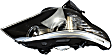 2008-2010 BMW 528i - Driver and Passenger Side Headlights, With Bulbs, Halogen, For Models With Optional HID, Not for Models With Xenon and Adaptive Headlights