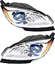 2013 Buick Verano - Driver and Passenger Side Halogen Headlight, With bulb(s), OE Replacement, CAPA Certified
