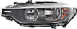 Driver and Passenger Side Halogen Headlight, With bulb(s), OE Replacement