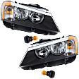 2014 BMW X3 - Driver and Passenger Side Halogen Headlight, With bulb(s), OE Replacement