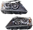 Driver and Passenger Side Halogen Headlight, With bulb(s), OE Replacement, CAPA Certified