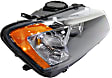 Driver and Passenger Side Halogen Headlight, With bulb(s), OE Replacement, CAPA Certified