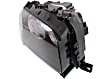 Driver and Passenger Side Halogen Headlight, With bulb(s), OE Replacement