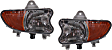 Front, Driver and Passenger Side Turn Signal Light, With bulb(s),, CAPA Certified