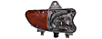 Front, Driver and Passenger Side Turn Signal Light, With bulb(s),, CAPA Certified