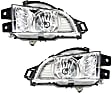 Front, Driver and Passenger Side Fog Lights, With Bulb(s), Halogen
