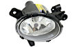 Front, Driver and Passenger Side Fog Lights, With bulb(s), Halogen, CAPA CERTIFIED