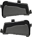 Front, Driver and Passenger Side, Inner Fog Light Trims, Textured Black, For Models With M Package