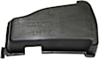 Front, Driver and Passenger Side, Inner Fog Light Trims, Textured Black, For Models With M Package