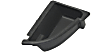 Front, Driver and Passenger Side, Outer Fog Light Trims, Primed, For Models With M Package
