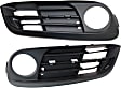 Front, Driver and Passenger Side Fog Light Trims, Primed, For Standard Models Without M Package