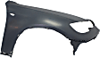 2008-2014 BMW X6 - Front, Driver and Passenger Side Fenders, Without headlight holes, With side marker hole, For Models Without Headlight Washer