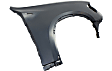 2008-2014 BMW X6 - Front, Driver and Passenger Side Fenders, Without headlight holes, With side marker hole, For Models Without Headlight Washer