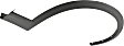 Front, Driver and Passenger Side Fender Trim, Textured Black, For Models Without M Package