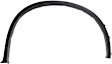 2008-2014 BMW X6 - Front, Driver and Passenger Side Fender Trim, Textured Black
