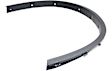 2008-2014 BMW X6 - Front, Driver and Passenger Side Fender Trim, Textured Black