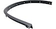 2008-2014 BMW X6 - Front, Driver and Passenger Side Fender Trim, Textured Black