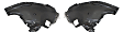 Front, Driver and Passenger Side, Front Section, Fender Liner
