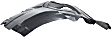 2011-2016 BMW 528i - Front, Driver and Passenger Side, Front Section, Fender Liner