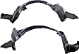 Front, Driver and Passenger Side, Fender Liner
