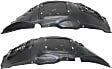 2012 BMW 335i - Front, Driver and Passenger Side, Upper Section Fender Liner, 4-Door, Sedan