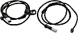 Front and Rear Brake Pad Sensors, 3.0L Engine