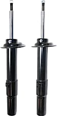 Front, Driver and Passenger Side Bare Struts, E60 Body, For Models without Sport Suspension