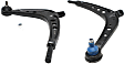 Front, Driver and Passenger Side, Lower Control Arms, With Ball Joints