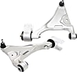 Front, Driver and Passenger Side, Lower Control Arms